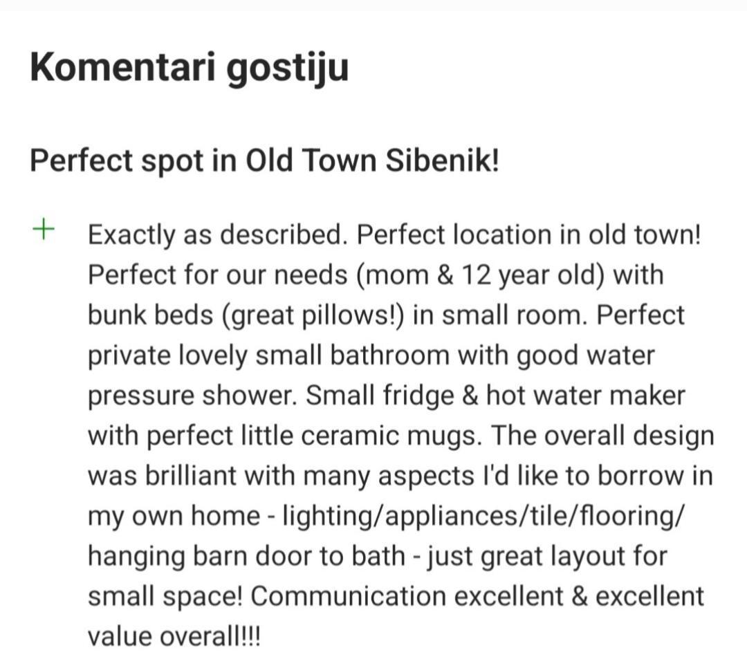 Rooms & Studio Apartments Sibenik Bagian luar foto